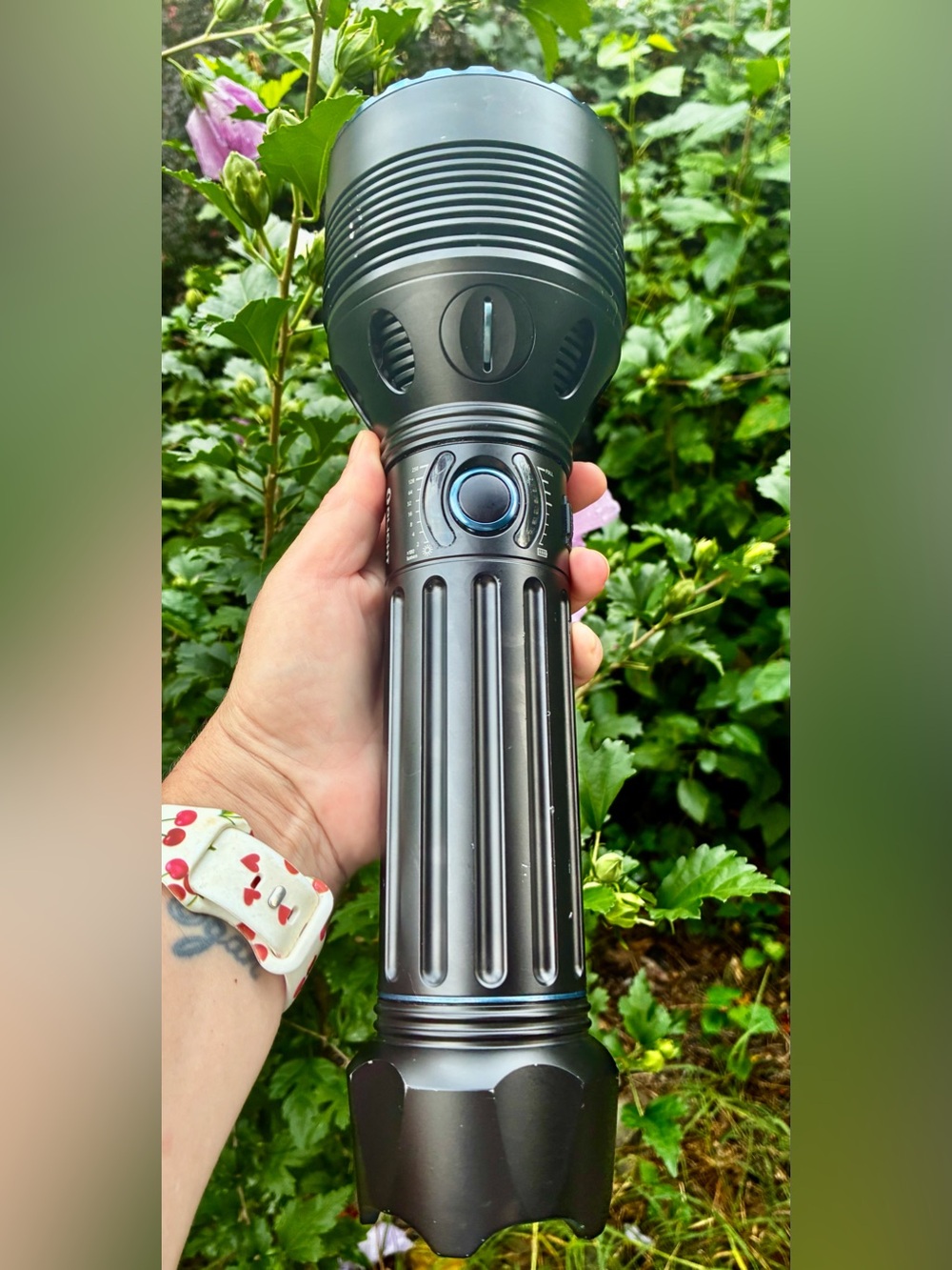 🔦 🔥 Olight MONSTER X9R Marauder Black High-Output Tactical Flashlight 🔦